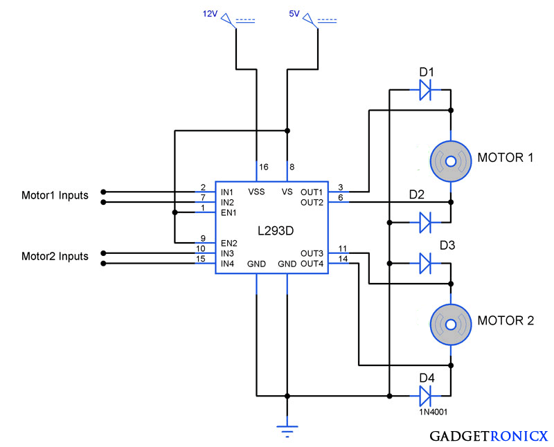 L293d Motor Driver Circuit 0219