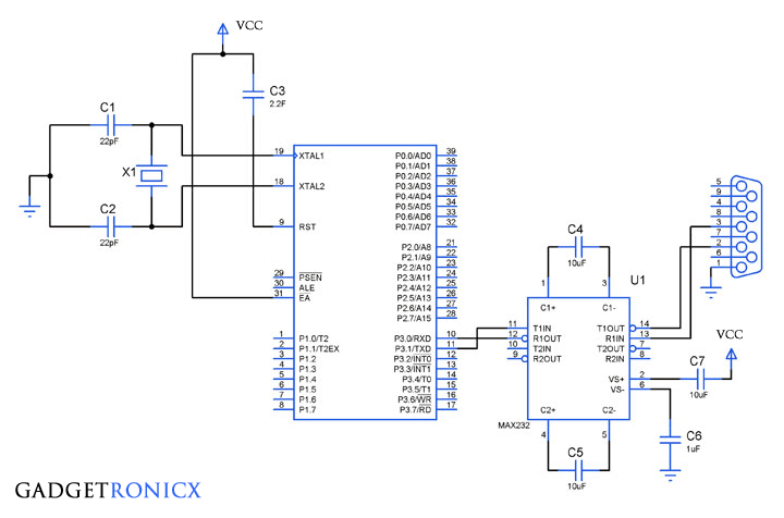 Serial Communication In 8051 Microcontroller Gadgetronicx 7564