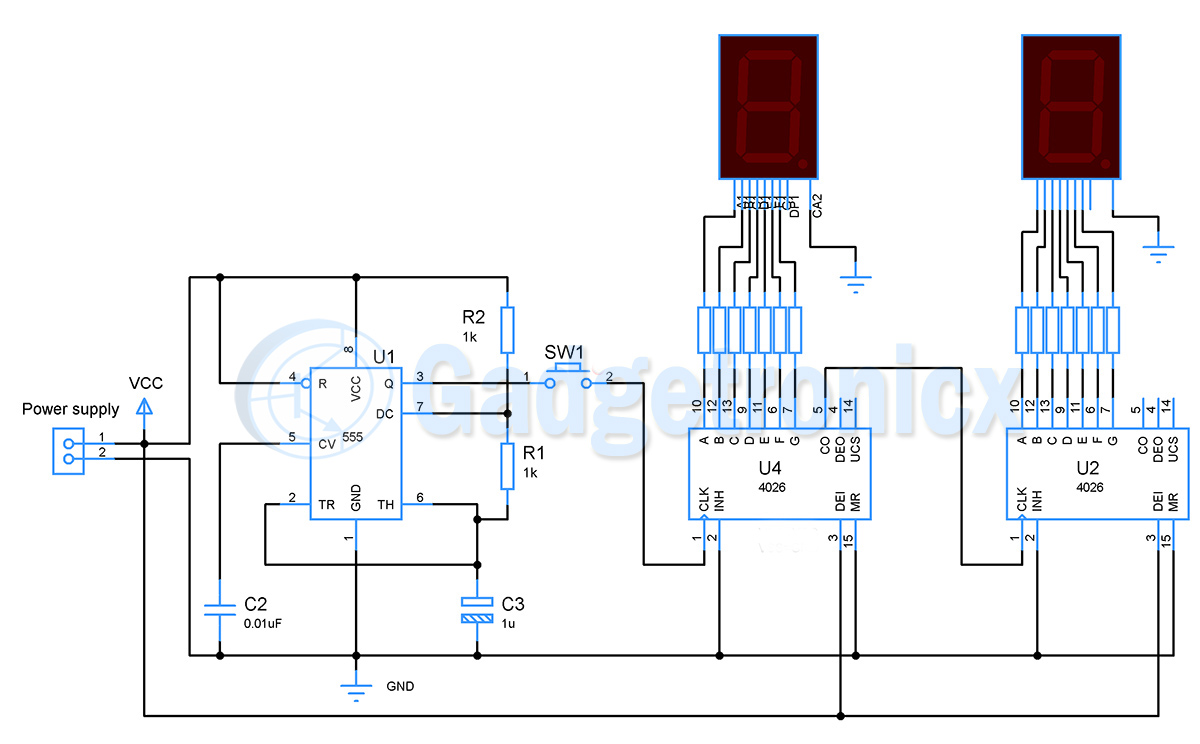 Random Number Generator Circuit - Gadgetronicx