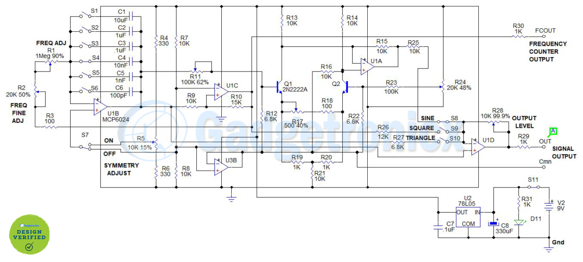 Improved Diy Function Generator Project Gadgetronicx