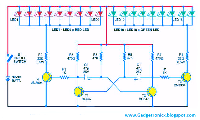 christmas string light wiring diagram