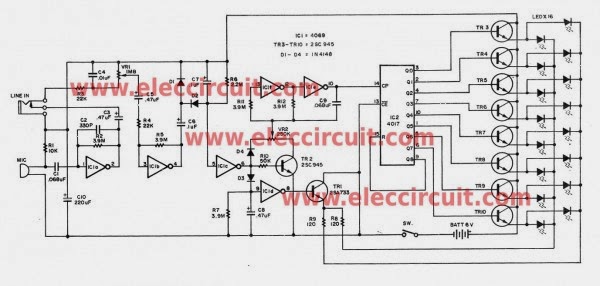 Six Simple Led Lighting Circuit For Christmas Gadgetronicx