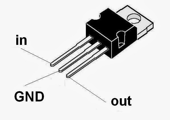 Image result for voltage regulator 7812 pinout