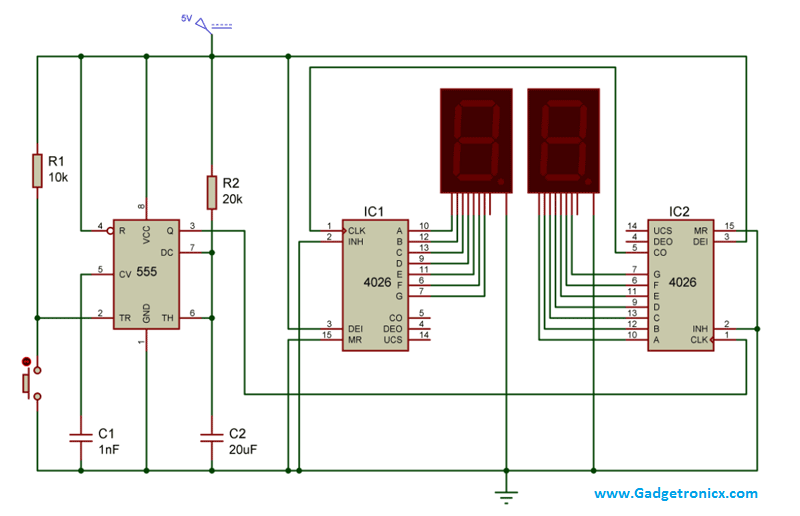 7segment Display Pin Diagram 4191