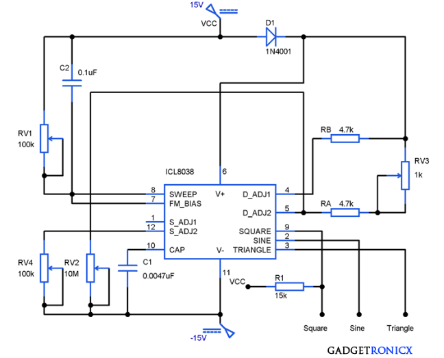 Генератор 2 гц. Icl8038 Генератор сигналов схема. Модуль генератора сигналов icl8038. Генератор на микросхеме 8038. Генератор сигналов icl8038-DIY.