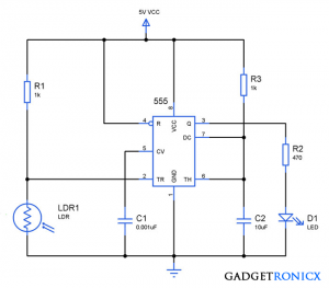 Clap activated light circuit - Gadgetronicx