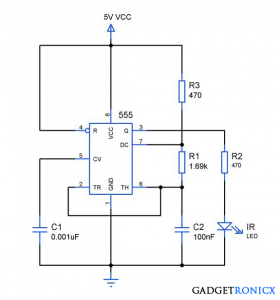 People or Object counter Circuit diagram using IC 555 and IC 4026 ...