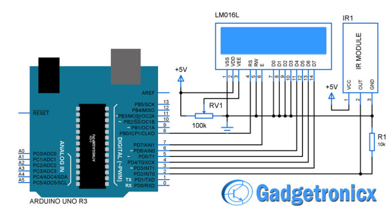 Visitor counter project using Arduino - Gadgetronicx