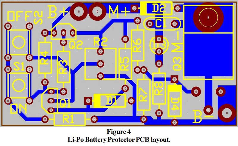 BD60V Li-ion Battery Plastic Case PCB Charging Protection Circuit
